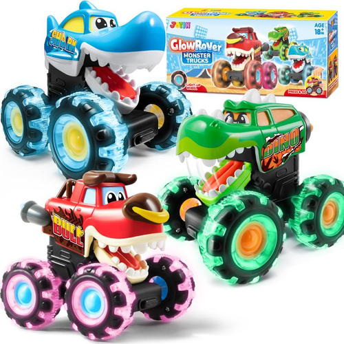 WonderJoy Glow Rider Truck 3 Pack